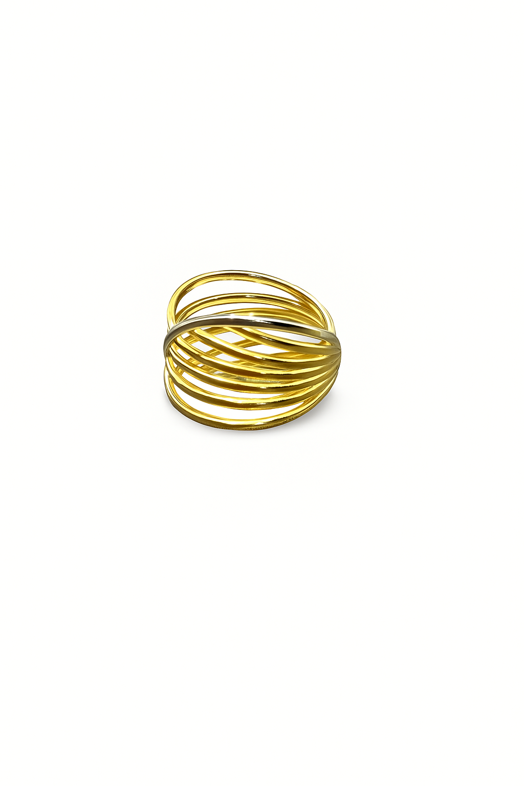Haidy Handmade Twisted Gold Wire Ring