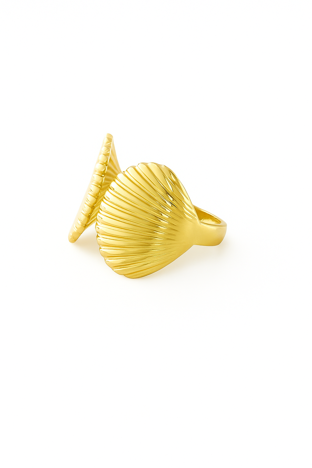 Gold Shell Ring