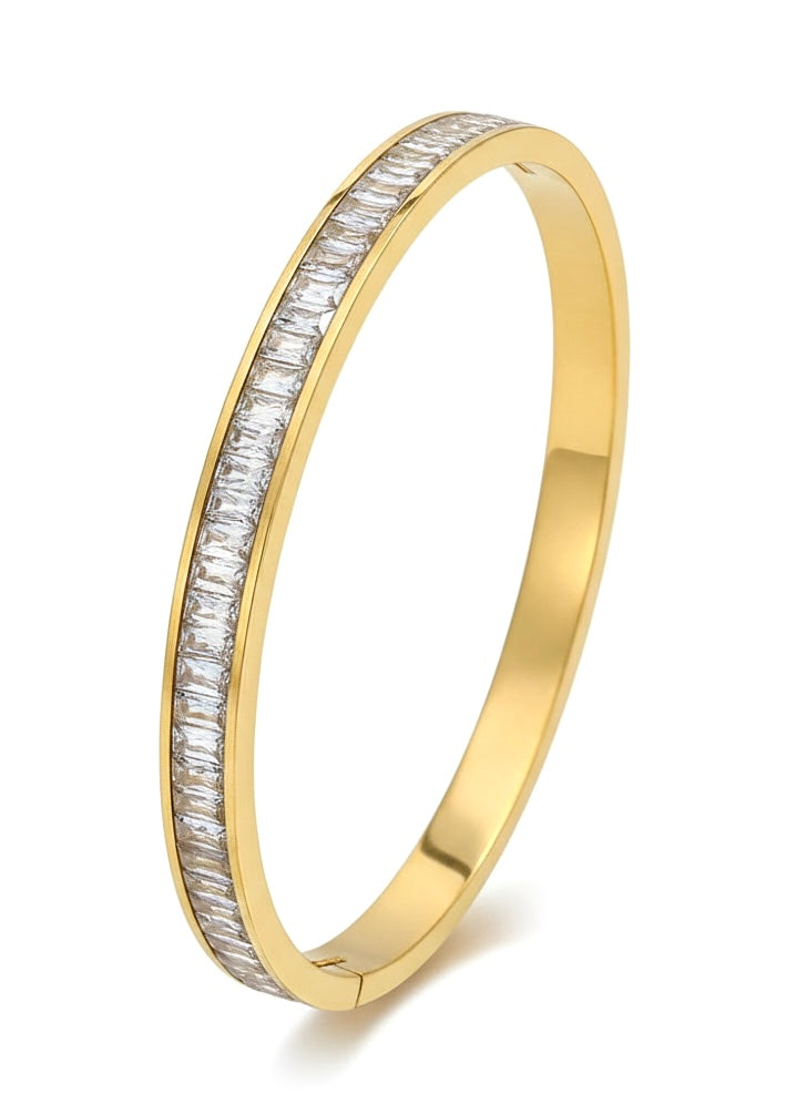 Baguette Bangle Bracelet - Image 3