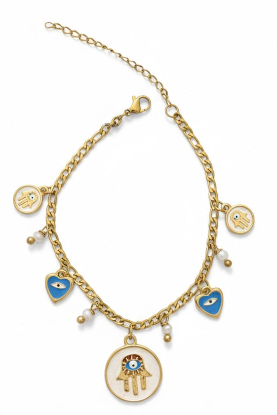 Artisan Medallion Charm Bracelet