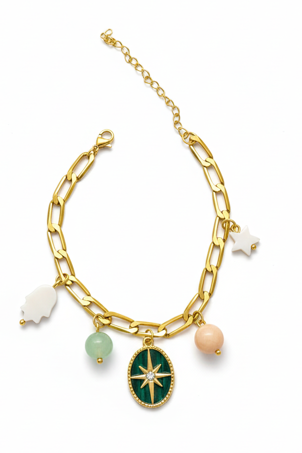 Celestial Charm Handmade Bracelet
