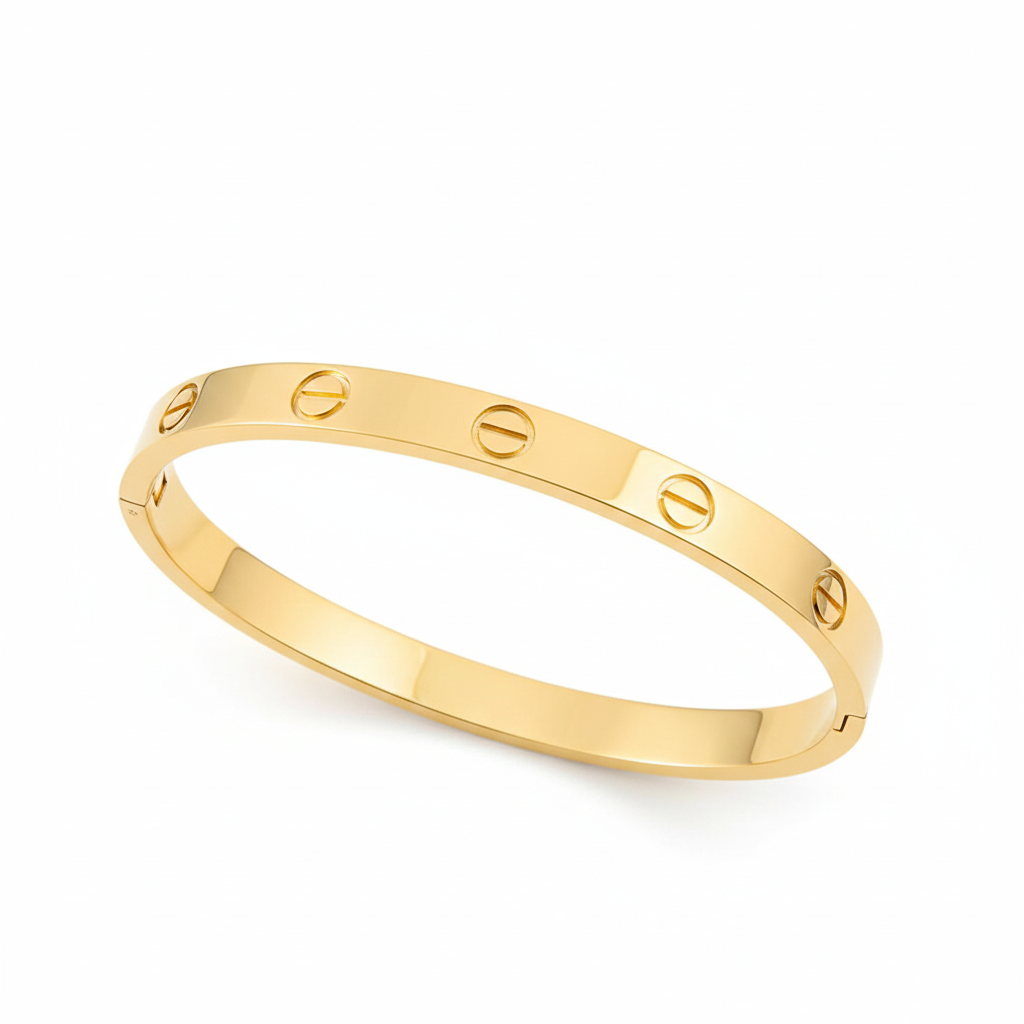 Iconic Industrial Bangle Bracelet