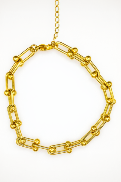 Beaded U-Link Bracelet