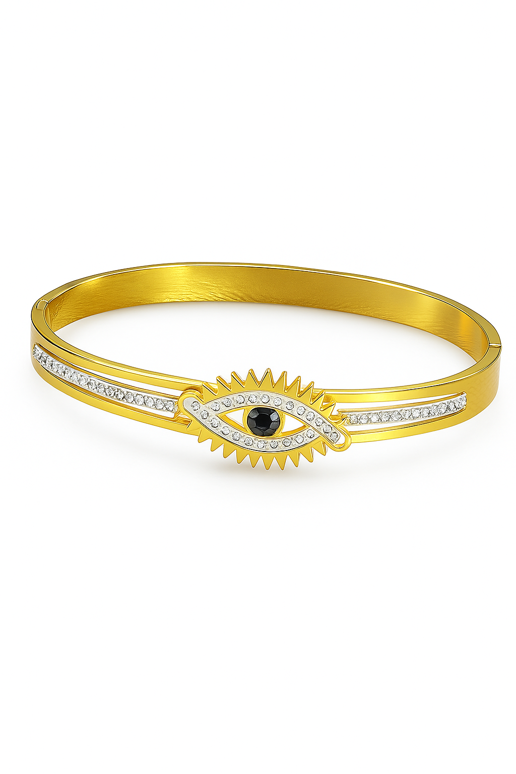 Sparkling Evil Eye Bangle - Image 2