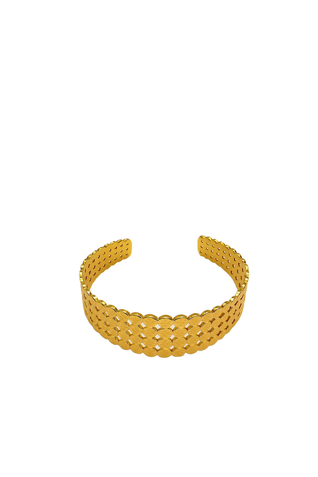 Lattice Gold Cuff