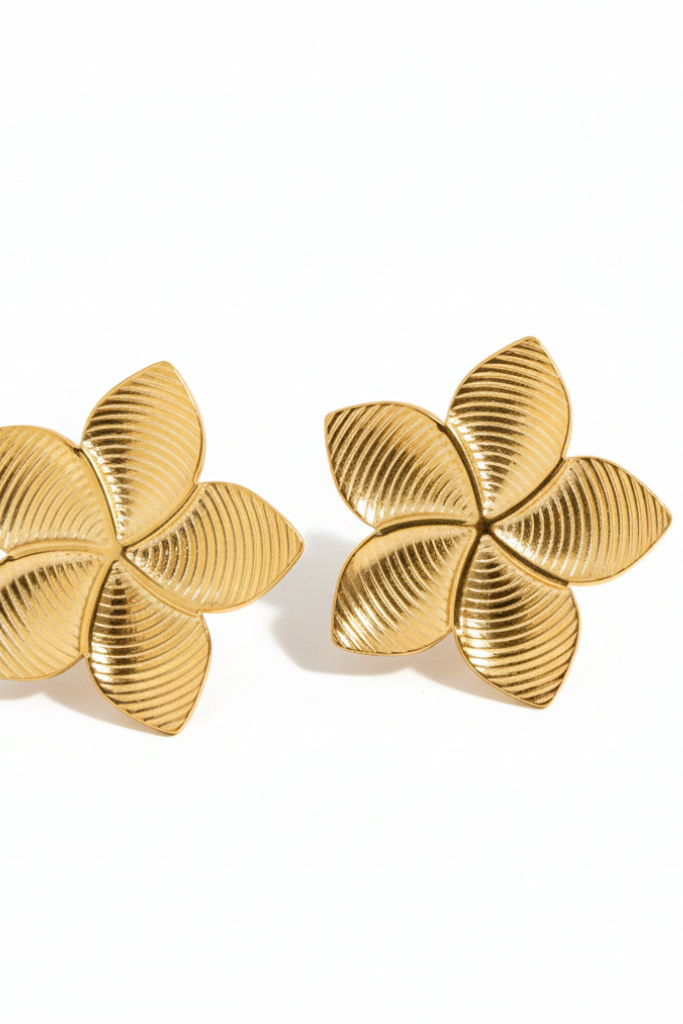 The Solis Flower Studs Earrings