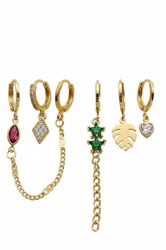 Tropic Emerald Earring Set