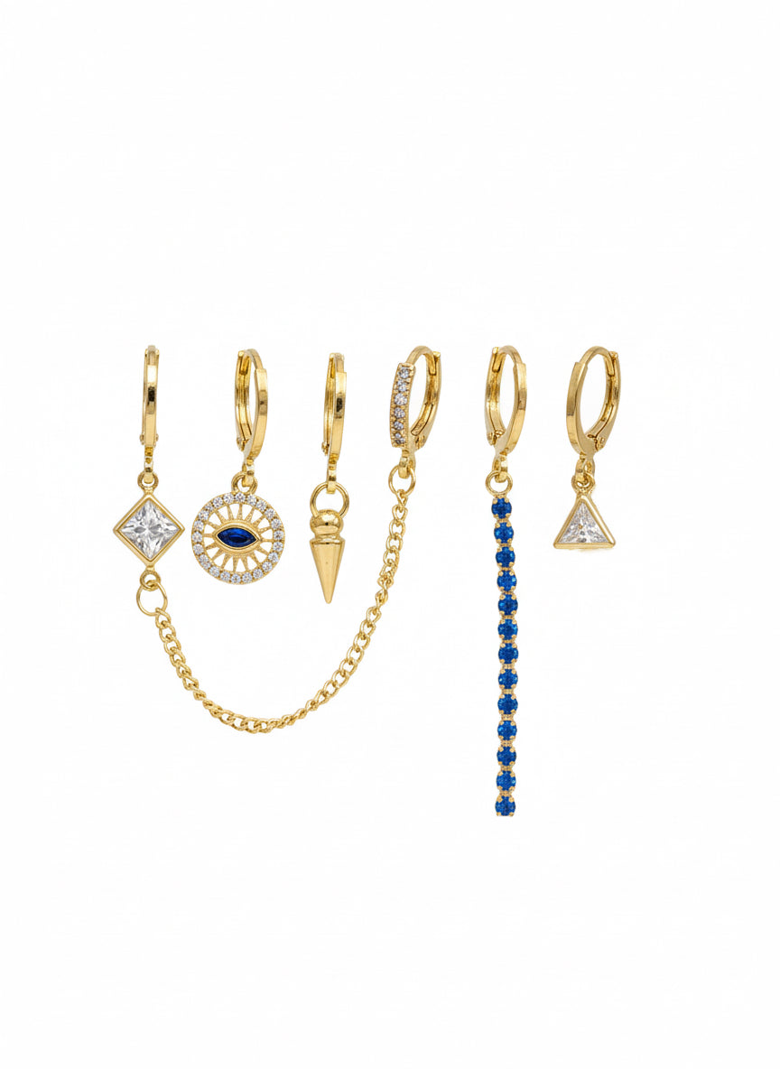 Celestial Azure Earring Set