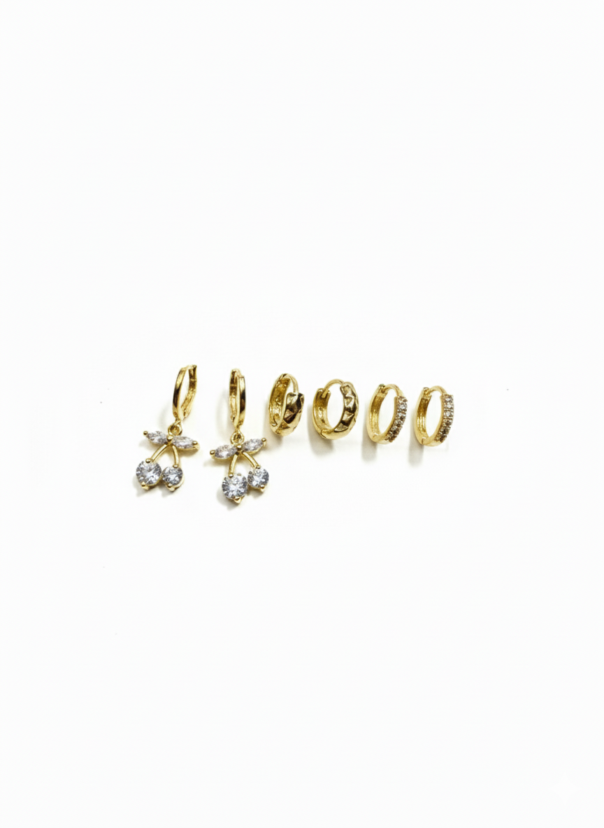 The Cherry Blossom Set Earrings