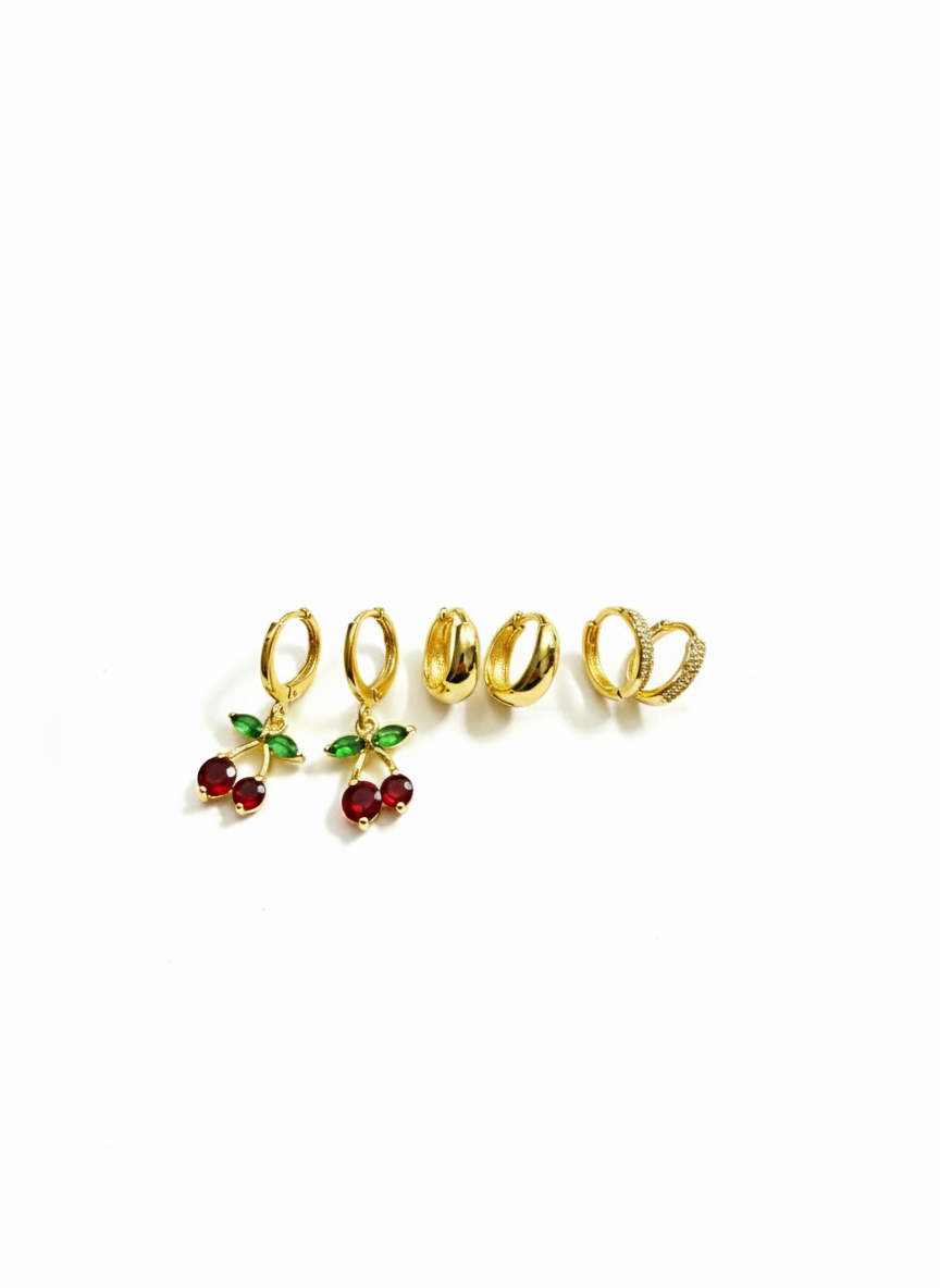 The Cherry Blossom Set Earrings
