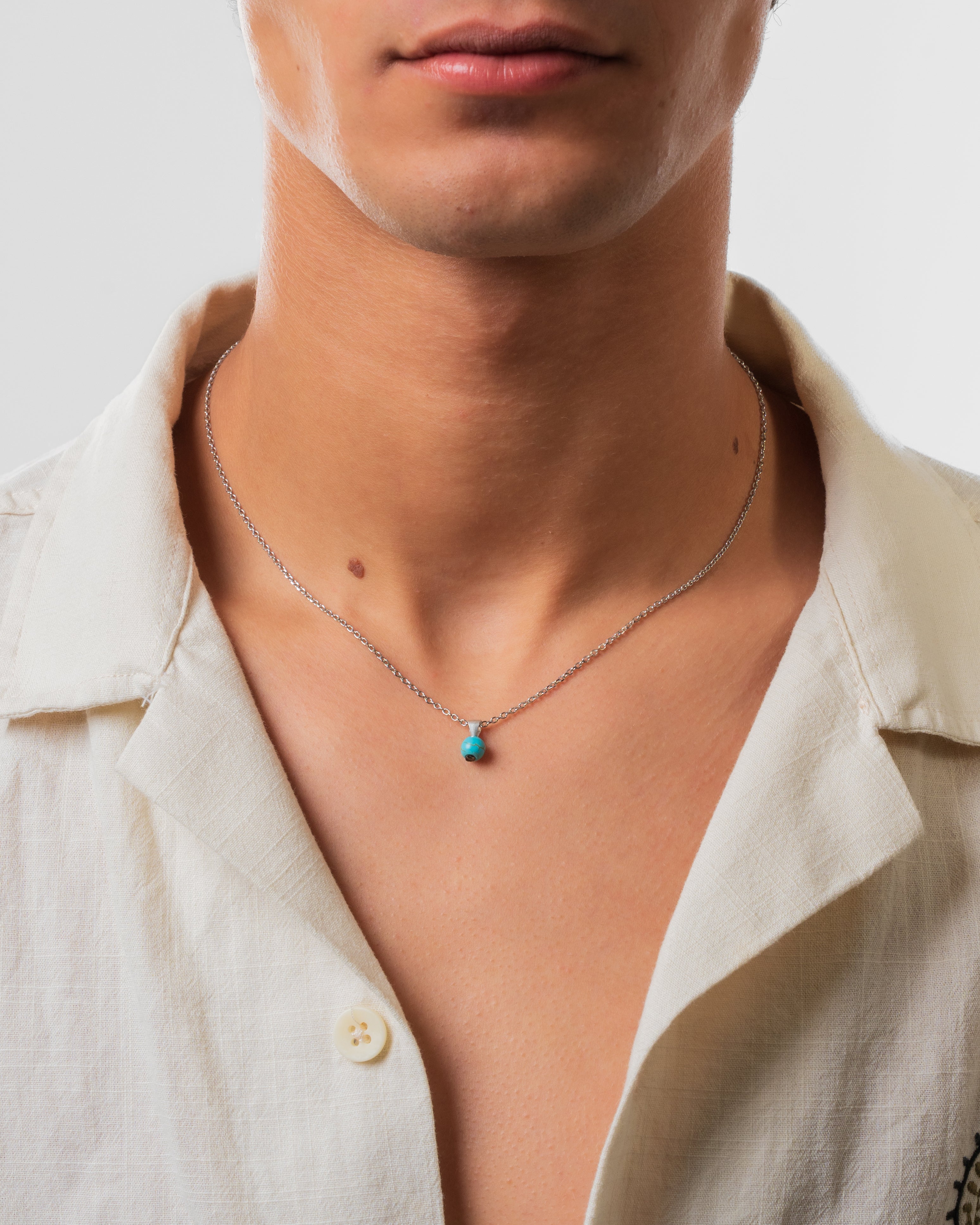 The Turquoise Silver Necklace - Image 2