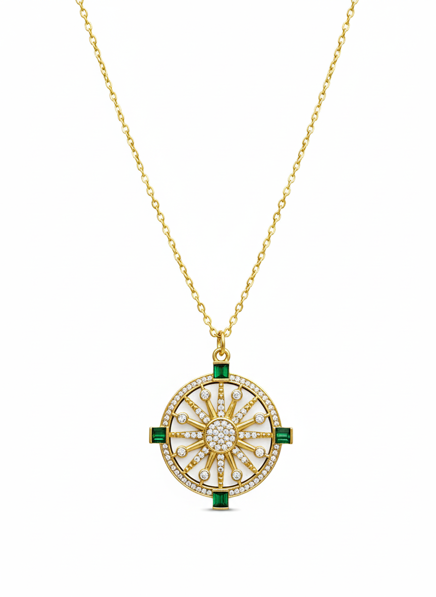 Celestial Compass Necklace - Image 2