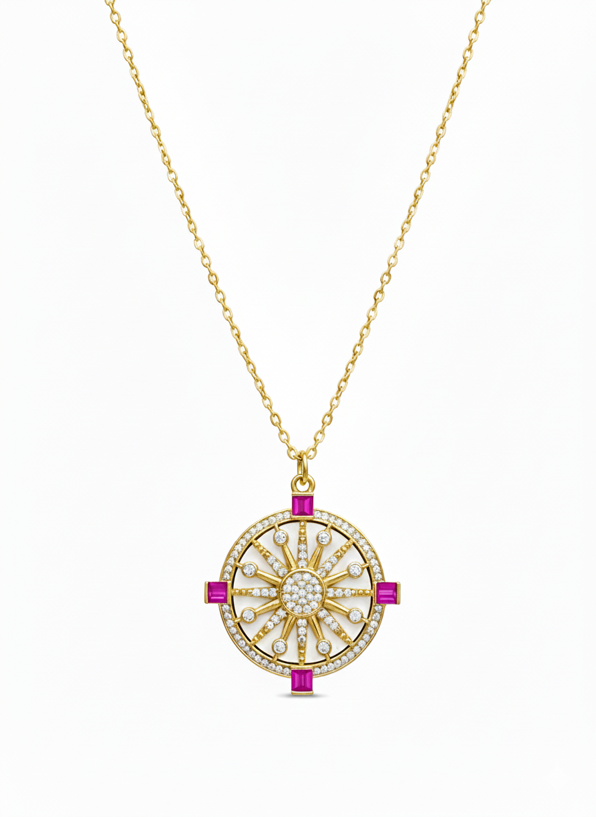 Celestial Compass Necklace - Image 3