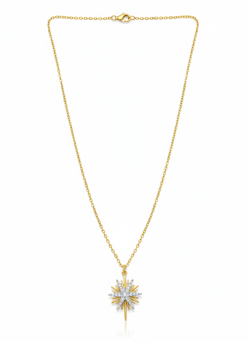 North Star Pendant Necklace - Image 2