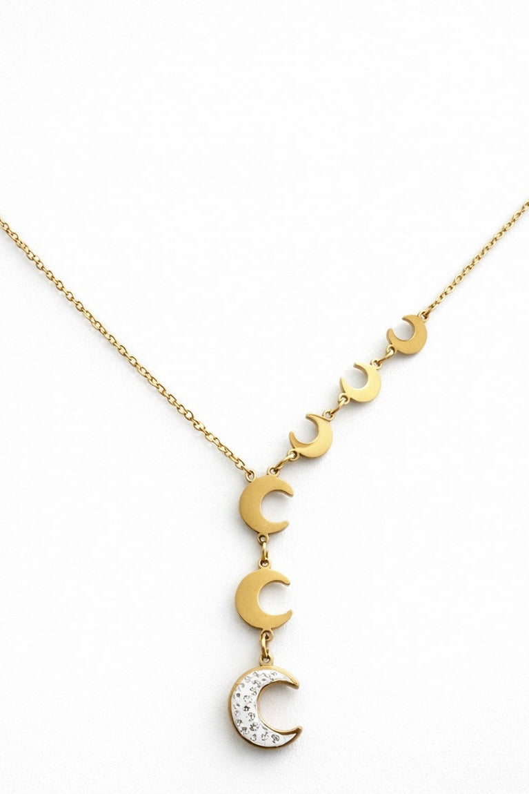 Cascading Moon Necklace