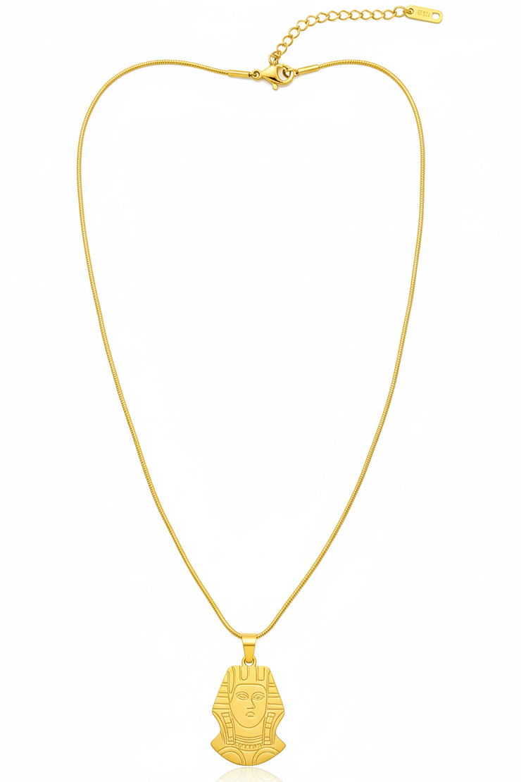Pharaoh Medallion Necklace