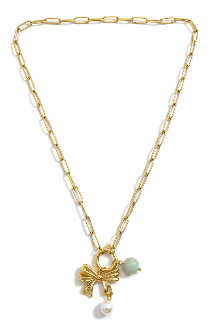 Bow & Sage Charm Necklace