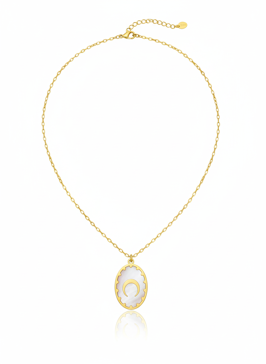 Crescent Moon Necklace - Image 2