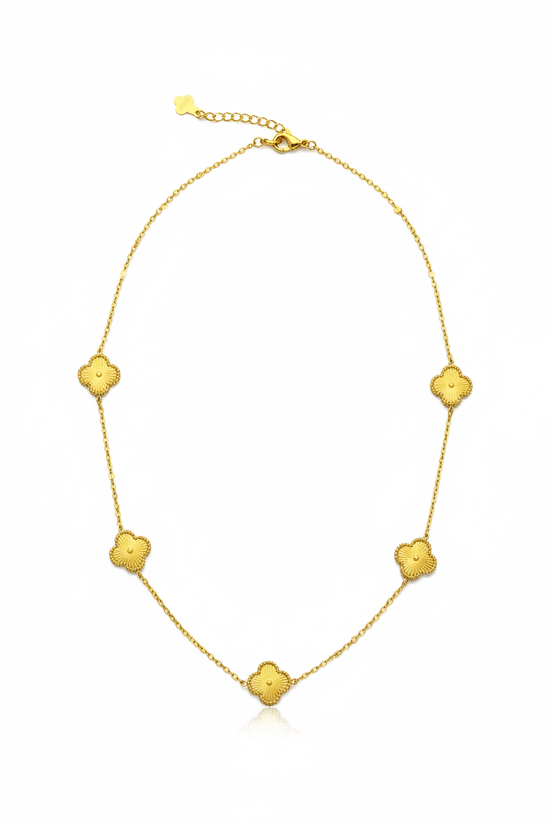Golden Clover Necklace