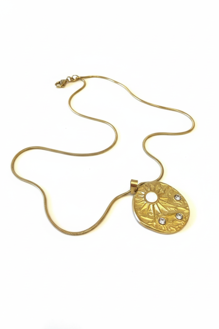 Lumina Sun & Star Pendant Necklace