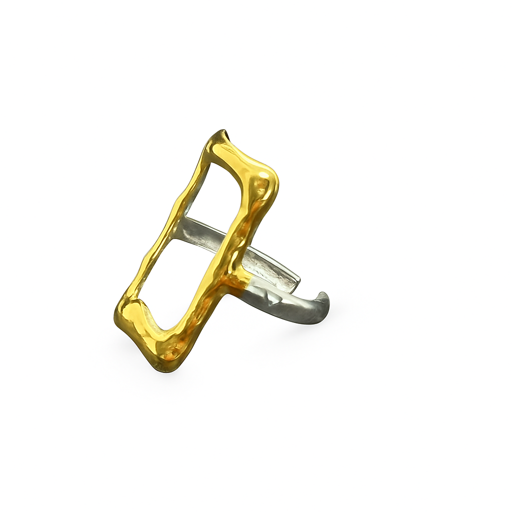 Artisan Gold-Finished Ring - Image 3