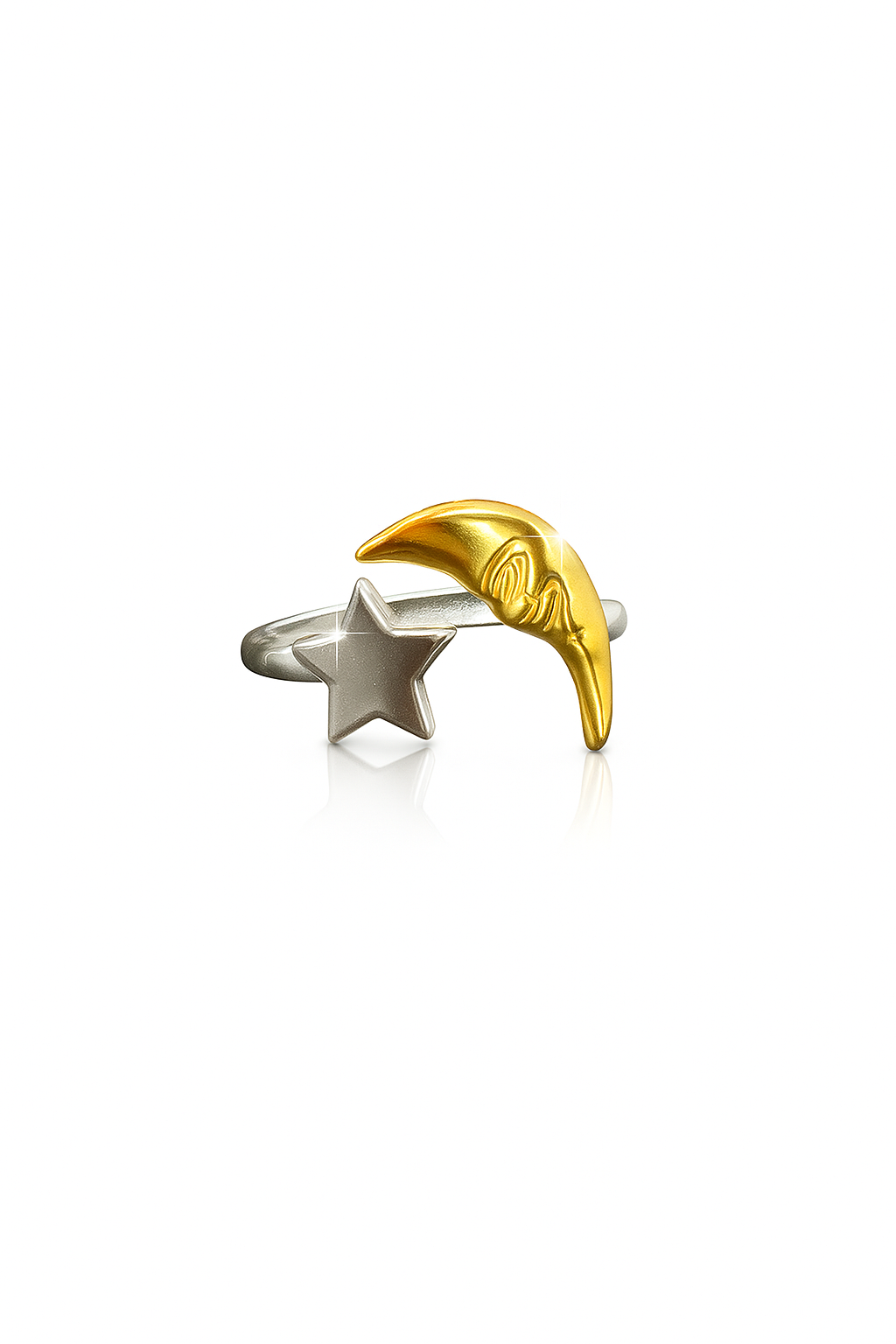 Moon & Star Duo Ring - Image 2