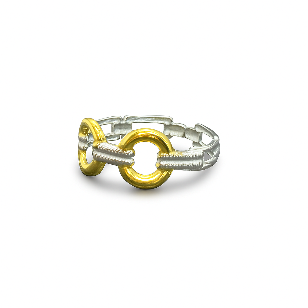 Interlocking Circle Ring - Image 2