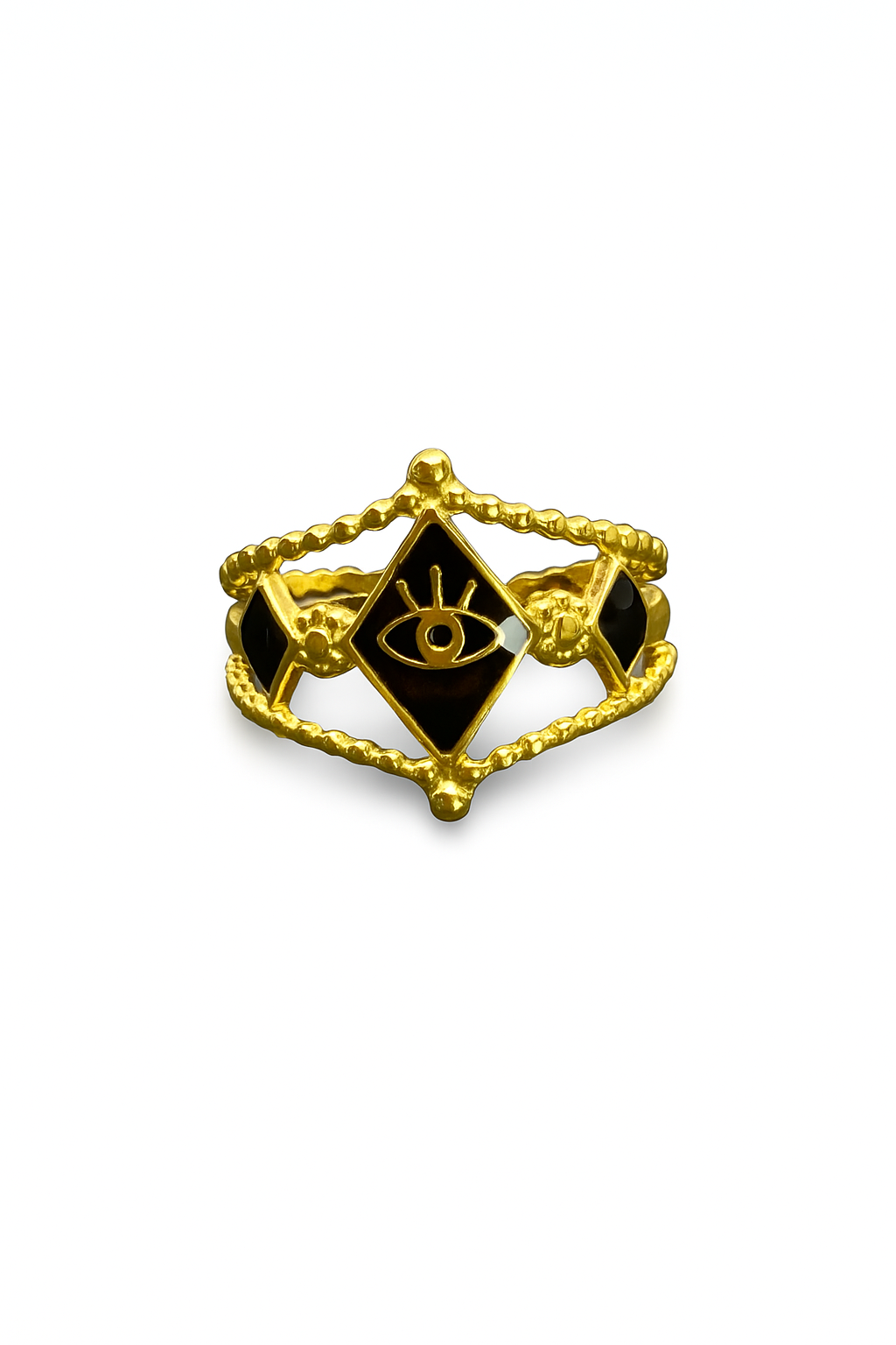 Eye Design Adjustable Ring