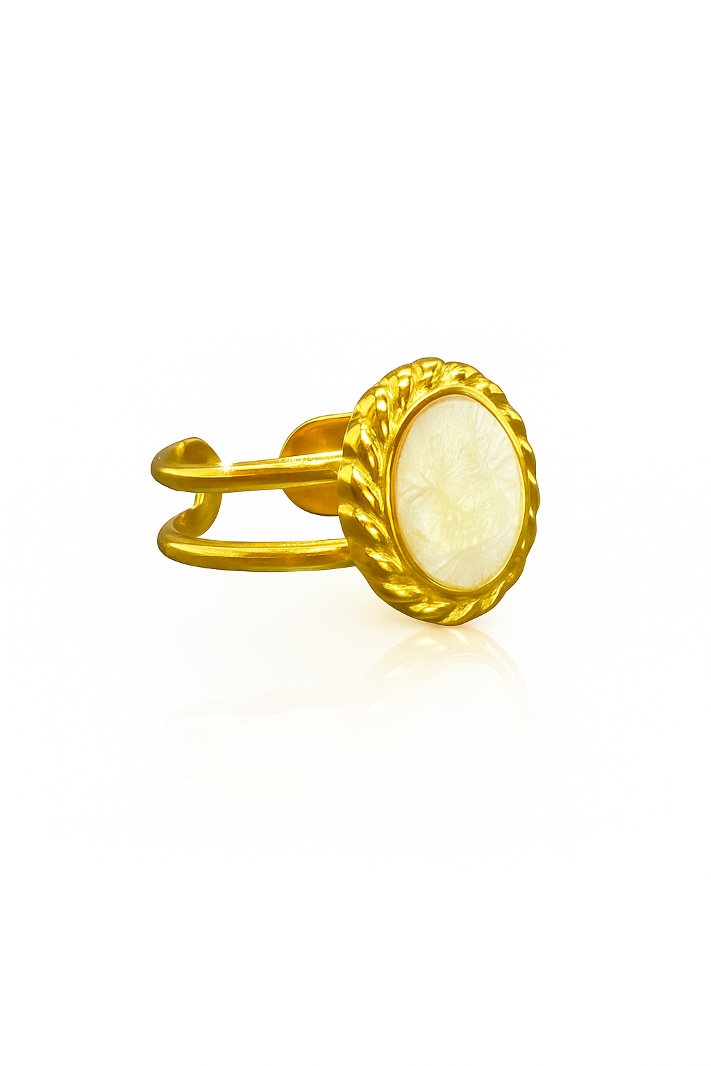 Gold Leaf Design Ring