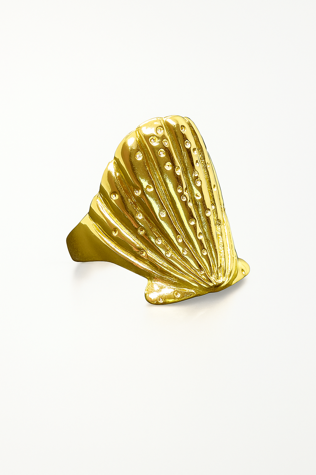 Gold Shell Ring - Image 2
