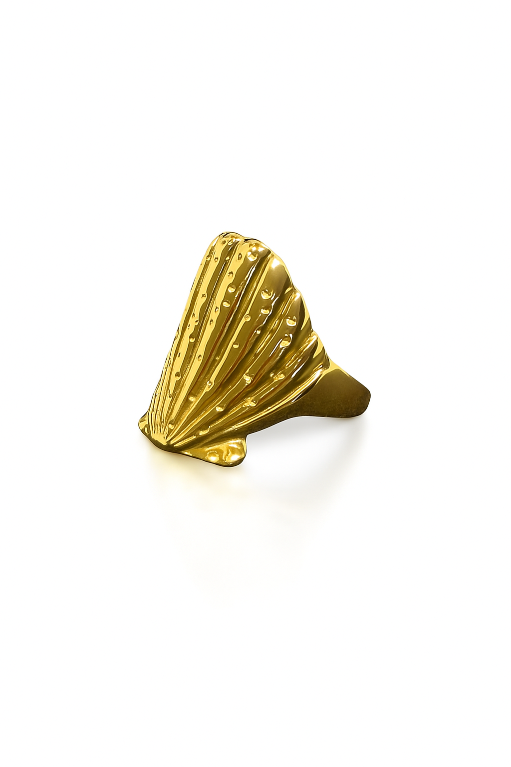 Gold Shell Ring - Image 3