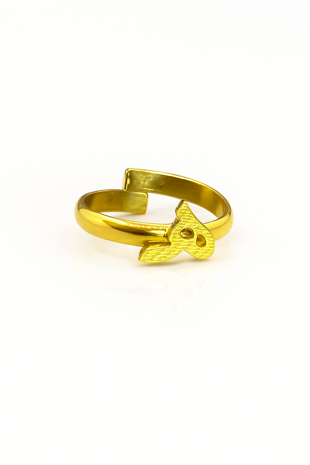 Gold Symbol هـ Ring