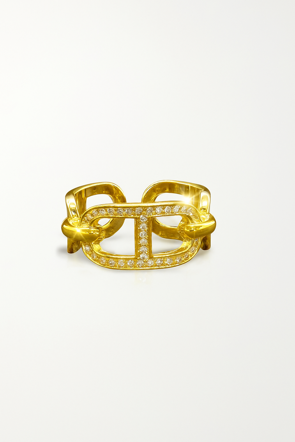 Gold Chain Ring - Image 3