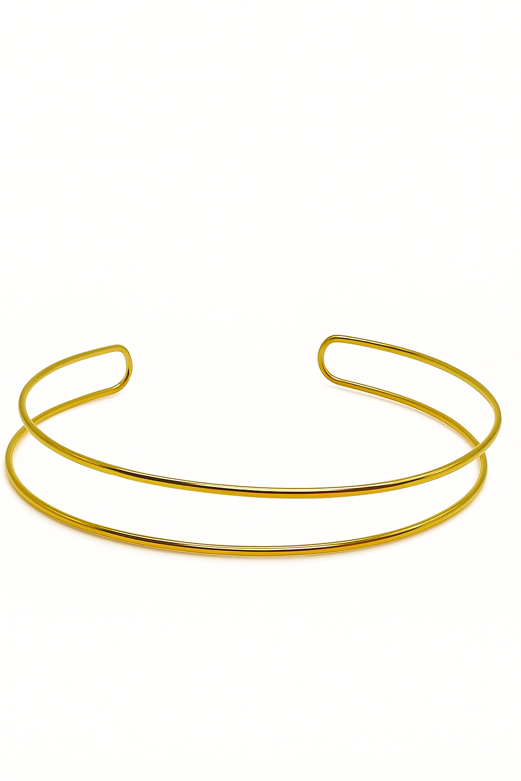Double Line Gold choker